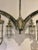 Modern Four Light Aged Nickel Finish Maritime Chandelier For Sale - Image 4 of 6