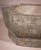 This early eastern carved bowl or possible alter piece is highly unique. The contrasts of the angular, hexagonal shape...