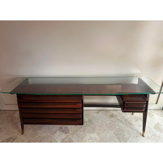 Console Desk attributed to Vittorio Dassi, Italy, 1950s For Sale - Image 14 of 17