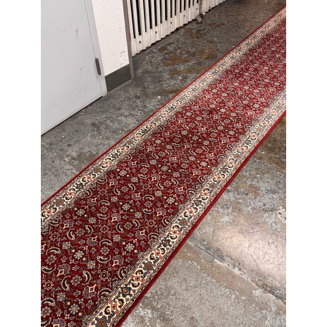 2ft 6in × 19ft 10in Traditional Floral Runner Rug For Sale In San Francisco - Image 6 of 12