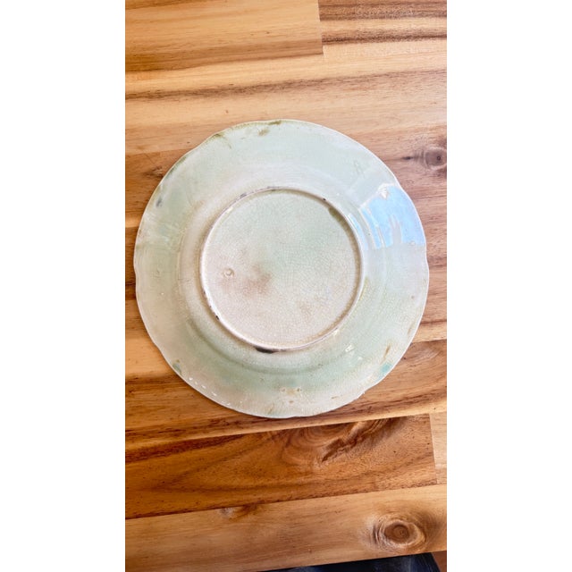 Late 19th Century Antique French Majolica Plate, Joan of Arc, Gloire Honneur Liberté Patrie, Late 19th Century For Sale - Image 5 of 7