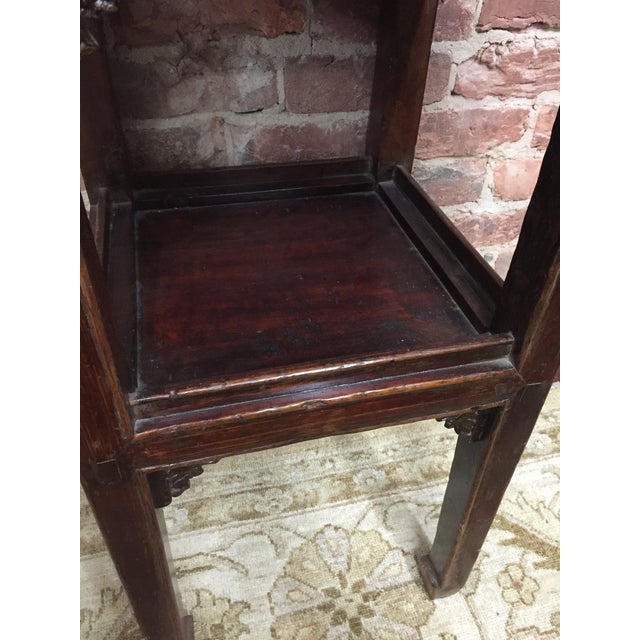 Chinese 19th Century Chinese Stand With Drawer and Shelf For Sale - Image 3 of 7