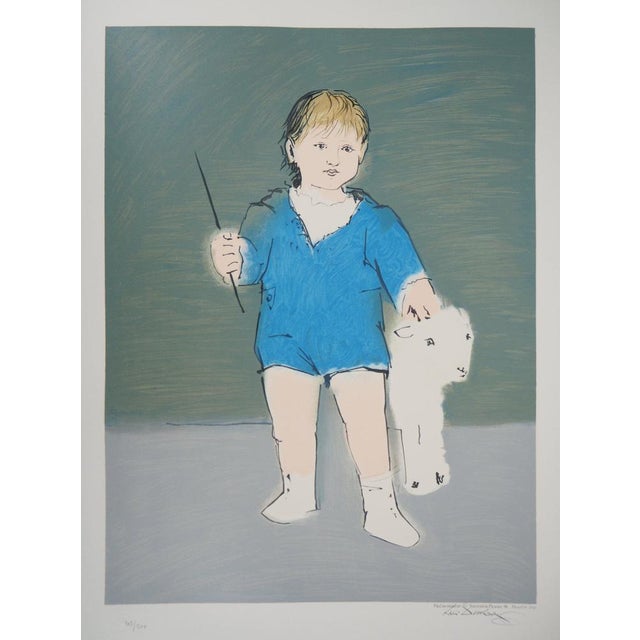 Pablo Picasso, Enfant et agneau (Petit Paul Picasso), Lithograph For Sale - Image 3 of 11
