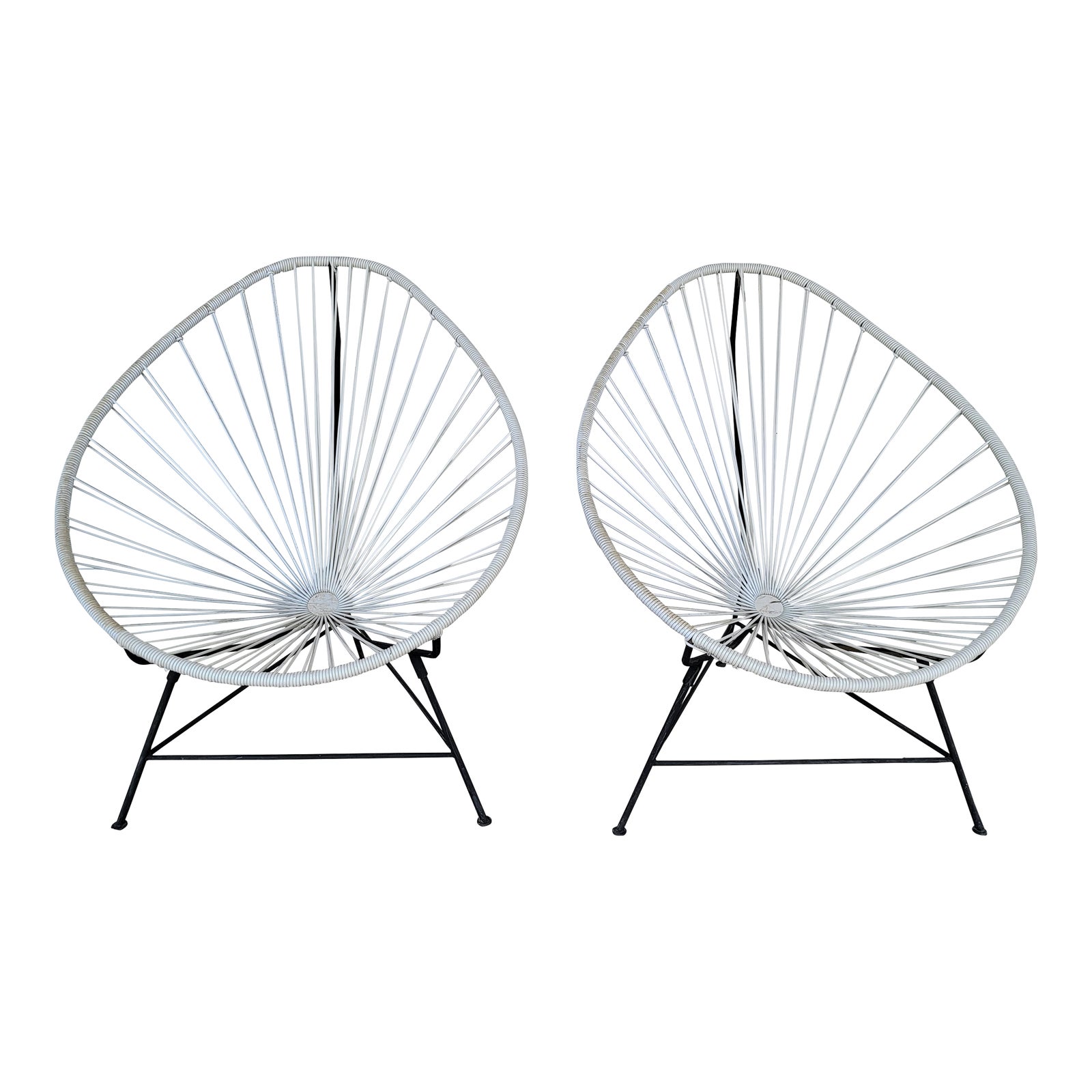 1980s Vintage Acapulco Chairs Set of 2 Chairish