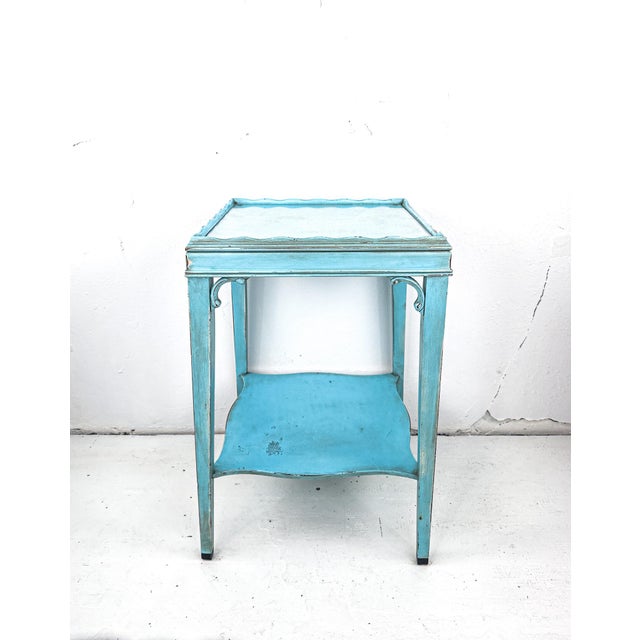 Mid 20th Century Vintage Refurbished Side Table For Sale - Image 5 of 15