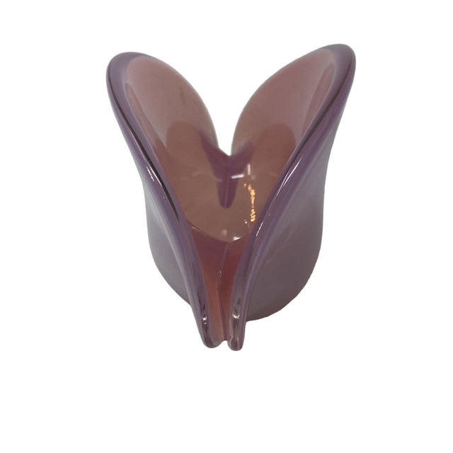 Traditional Vintage Clamshell Murano Glass For Sale - Image 3 of 5