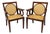 Pair of Vintage "Circle Chairs" Attributed to Hickory Chair by Mariette Himes Gomez For Sale