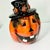 1990s Vintage Americana Boho Chic Halloween Jack-O-Lantern Ceramic Cookie Jar For Sale - Image 12 of 13