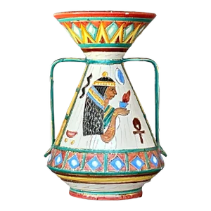 Vintage Boho Italian Volvo Deruta Vase