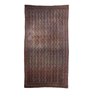 Fine Antique Tribal Qashqai Rug 8'4'' X 15'4'' For Sale