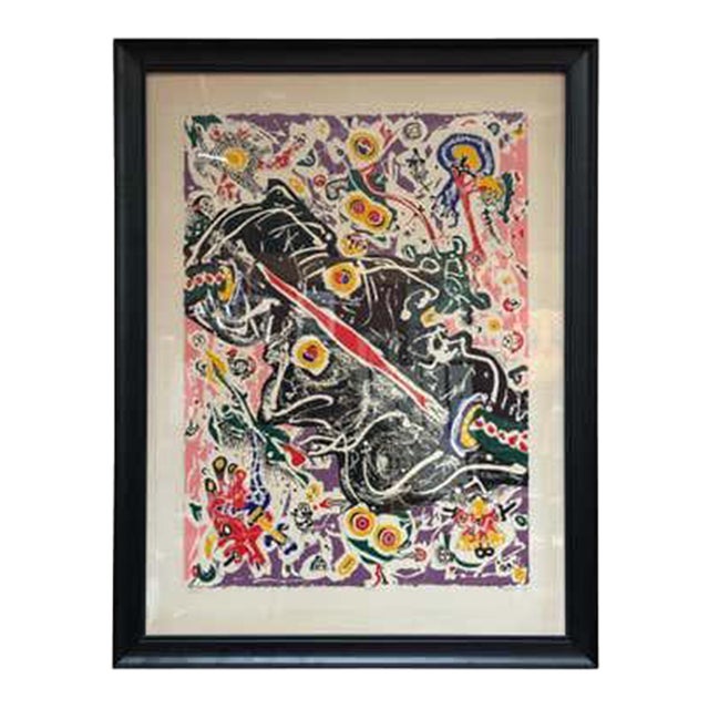 Mid 20th Century "Janus" by Alfonso Ossorio Signed and Numbered Screenprint For Sale