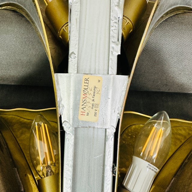 1970s Henri Fernandez Wall Sconces - A Pair For Sale In New York - Image 6 of 7