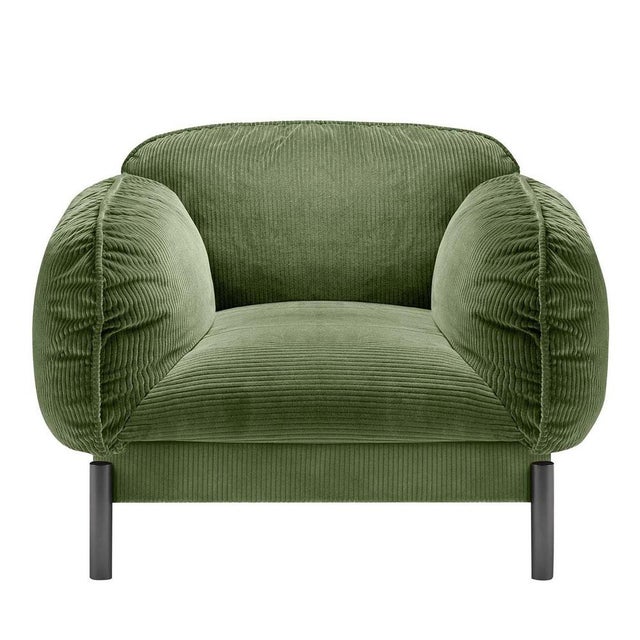 Contemporary Tarantino Green Lounge Chair For Sale - Image 3 of 3