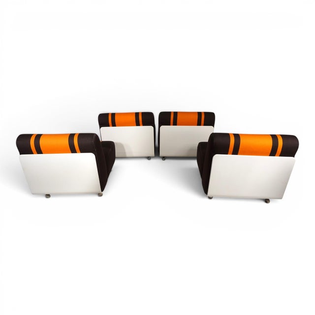 Space Age Concha Modular 4-Seater Sofa by Jo Otterpohl for Cor, 1970, Set of 4 For Sale - Image 17 of 18