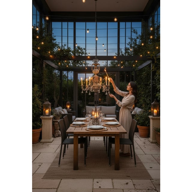 Large Italian Ceramic Nove Candelabra, 1940s, in Good conditions. Designed 1920 to 1949 This piece has an attribution...