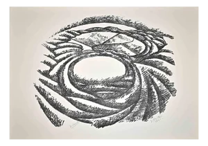 Gerardo Doctors, Abstract Composition, Lithograph, 1971