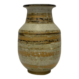 Mid-Century Modern Organic Studio Art Pottery Vase, Signed