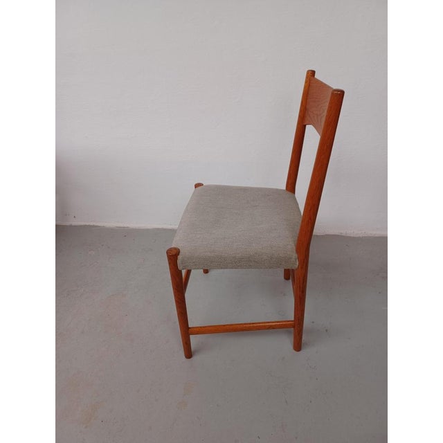 Danish City Hall Oak Dining Chair by Hans J. Wegner, 1940s For Sale - Image 4 of 12