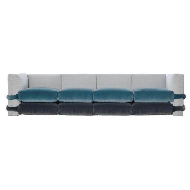 Pillow Sofa in Velvet by Muller Van Severen for BD Barcelona For Sale - Image 17 of 17
