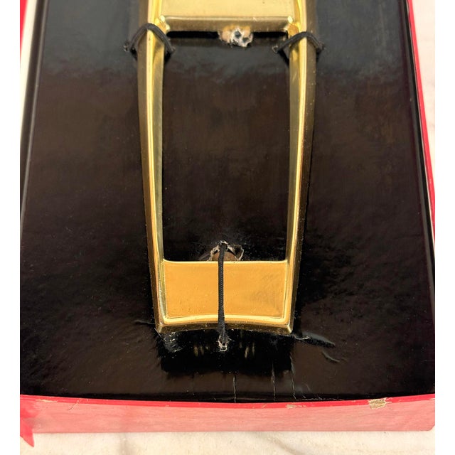 Mid-Century Atomic Ranch Brass Door Knocker by Yale – Old/New Stock For Sale - Image 6 of 8