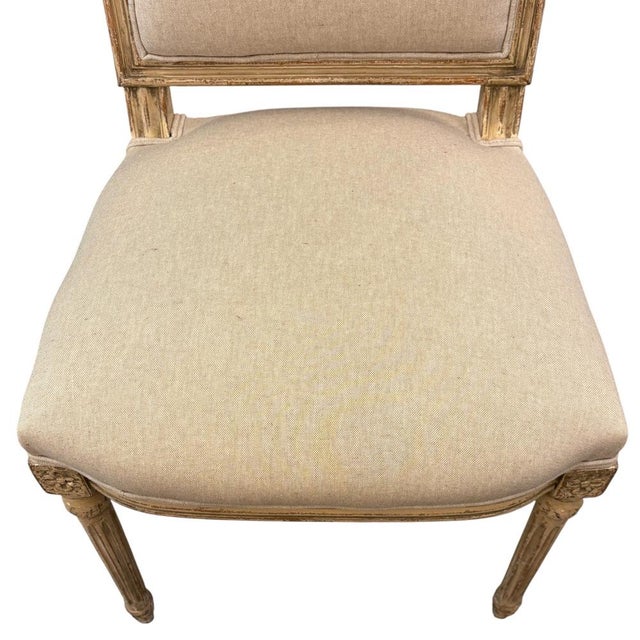Antique French Louis XVI Chairs, 1890s, Set of 4 For Sale - Image 9 of 11