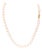 Akoya Pearl Necklace 14 Karat Yellow Gold 7.5 mm Certified For Sale