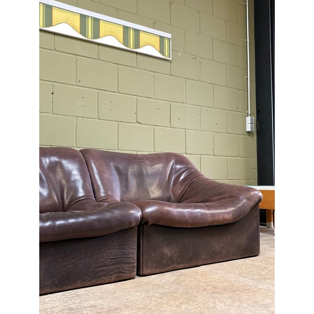Model DS-46 in Black-Brown Neck Leather from de Sede, Switzerland, 1976, Set of 6 For Sale - Image 15 of 18