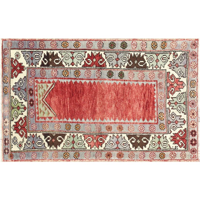 Textile 1960s Turkish Oushak Rug For Sale - Image 7 of 7