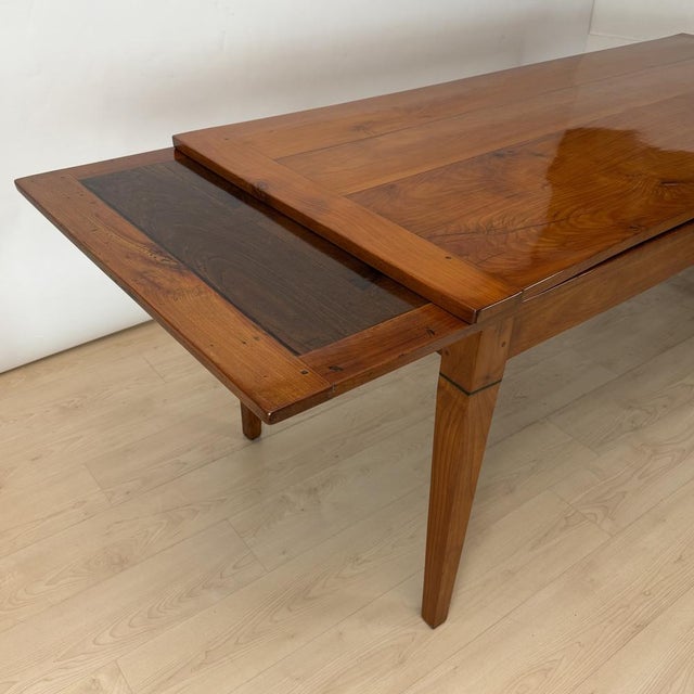 19th Century French Biedermeier Table in Cherry Wood, 1820 For Sale - Image 5 of 18