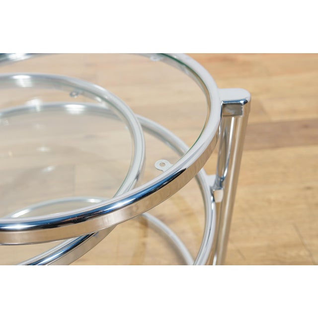 Mid-Century Chrome and Glass Coffee Table by Milo Baughman, USA, 1970s For Sale - Image 16 of 17