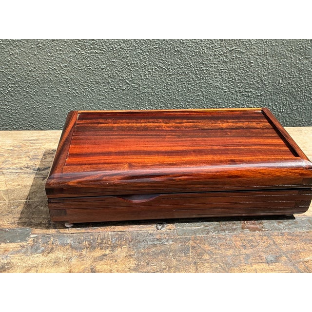 Wood Vintage Italian Men’s Haberdashery Box For Sale - Image 7 of 12