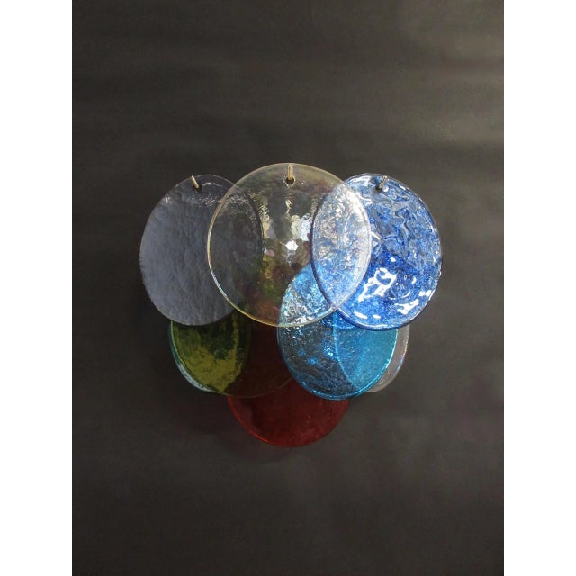 ORIGINAL MURANO GLASS AVAILABLE IN OTHER COLORS MAKE IT THE COLOR COMBINATION YOU LOVE Pair of Italian Murano appliques in...