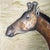 Etiennette Johan, Giraffe, 1930s, Mixed-Media Painting on Canvas, Framed For Sale - Image 4 of 7