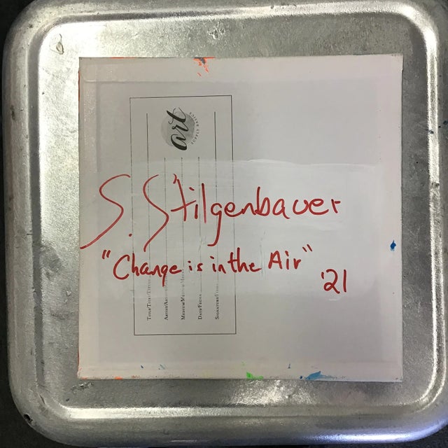 “Change Is in the Air” Contemporary Original Color Study Painting on Canvas Panel by Stephen Stilgenbauer For Sale - Image 4 of 5