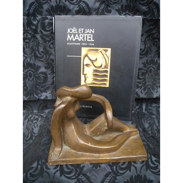 Joel & Jan Martel, Art Deco Bronze Figure Sculpture, 1930s, Bronze For Sale - Image 14 of 18