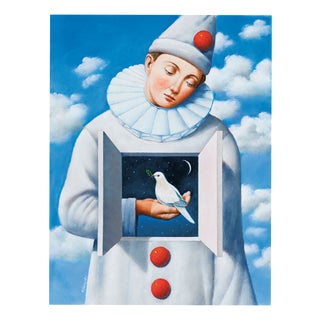 Rafal Olbinski, Pierrot, 2000s, Giclee Print For Sale