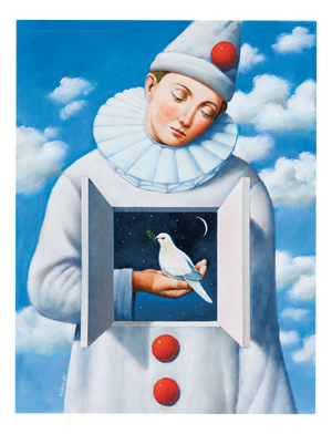 Rafal Olbinski, Pierrot, 2000s, Giclee Print