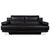 Two-Seater Leather 6500 Sofa in Black with Manual Function from Rolf Benz For Sale - Image 16 of 16
