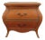Kravet Louis XV Style Orange & Cream Commode For Sale
