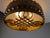 Mid-Century Brutalist Ceiling Lamp in Gilded Wrought Iron, 1940s For Sale - Image 10 of 12