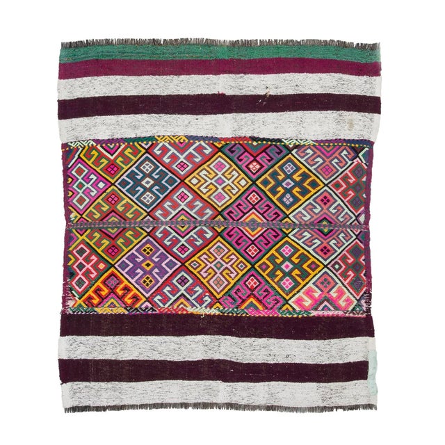 Textile Vintage Kilim Rug For Sale - Image 7 of 7