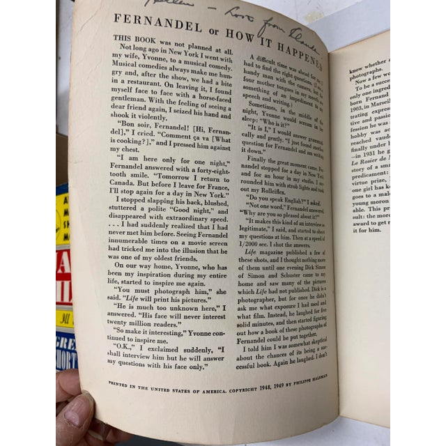 1949 The Frenchman Philippe Halsman Photography Book For Sale - Image 10 of 11