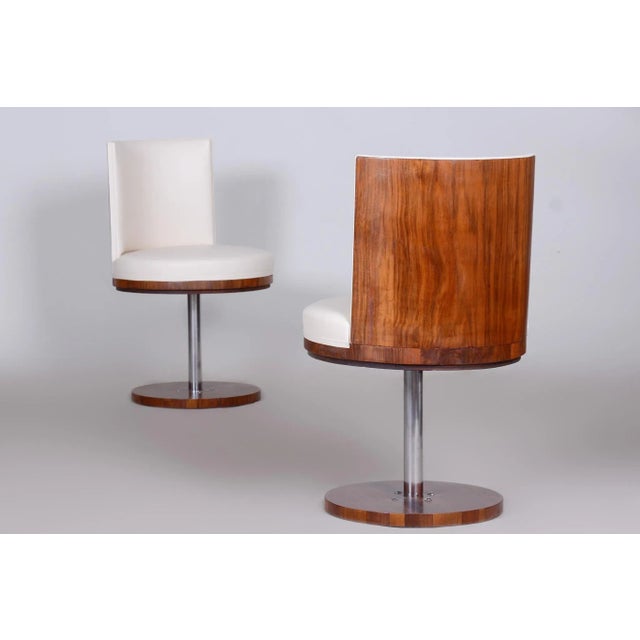 Set of Rosewood and Leather Armchairs by Hans J. Wegner, 1920s For Sale - Image 11 of 13