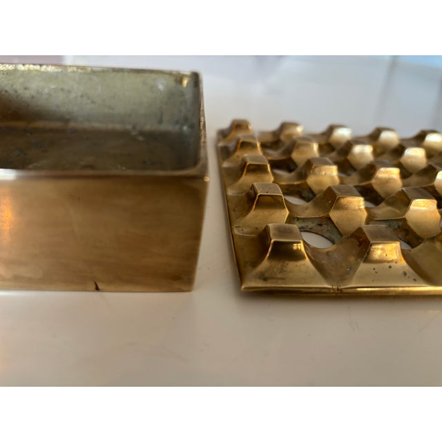 Mid-Century Modern Vintage Ultima 15 Brass Ashtray by Holger Bäckström & Bo Ljungberg, 1960s For Sale - Image 3 of 14