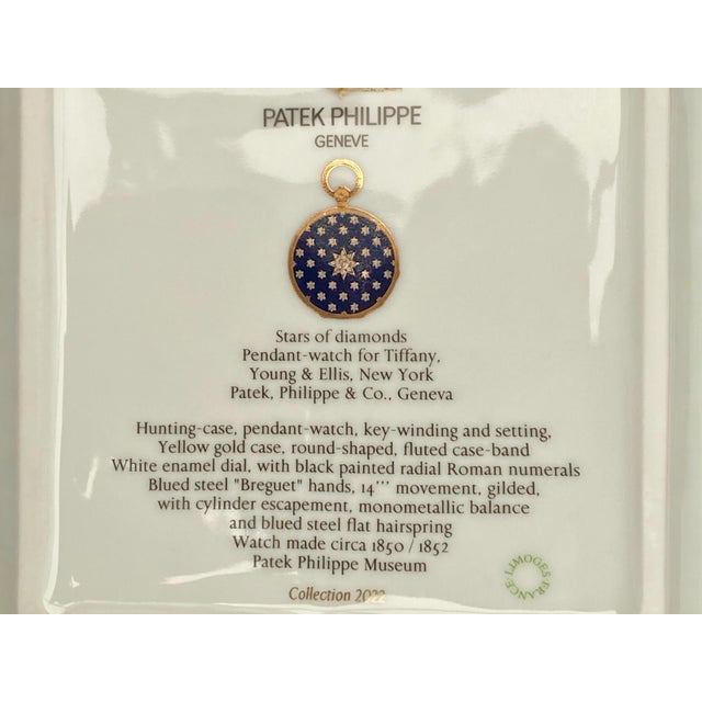 Stars of Diamonds Limoges Porcelain Dish from Patek Philippe Museum Collection, 2022 For Sale - Image 11 of 14