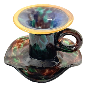 Van Gogh Glass Candleholder from Muller