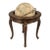 Vintage Library Globe on Queen Anne Stand in Old Chapel Satin Walnut – Traditional Office & Ralph Lauren Style Decor For Sale