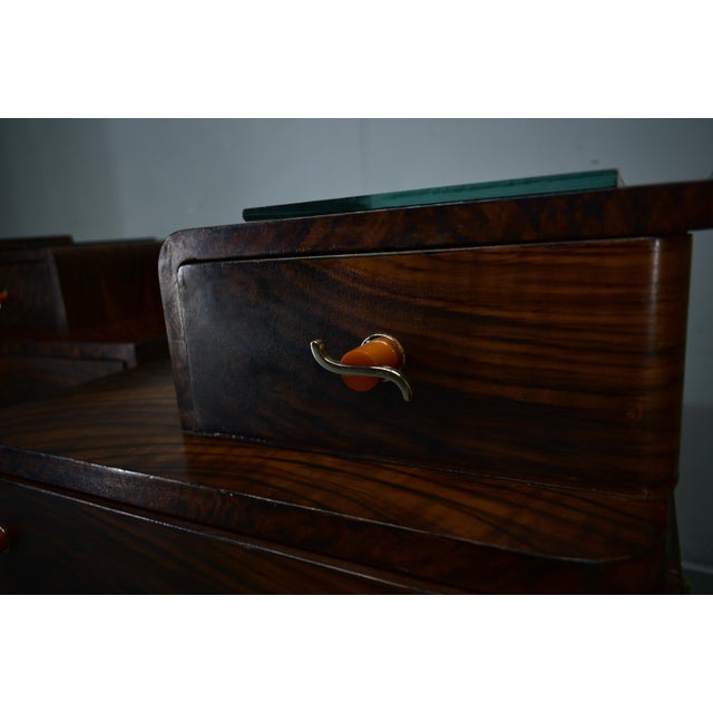 Art Deco Bedside Tables, Former Czechoslovakia, 1930s, Set of 2 For Sale - Image 9 of 18