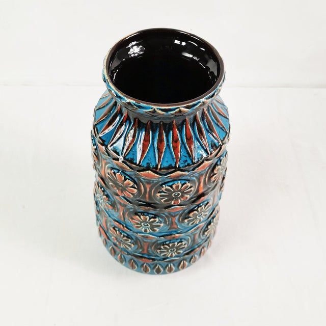 Ceramic Large Ceramic Vase from Bay Keramik, Germany, 1970s For Sale - Image 7 of 12