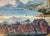 1960s Double Oil Painting Landscapes. Castle For Sale